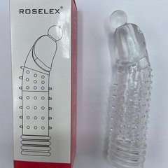 Насадка на пенис "Roselex" - Прозрачный - 15*3,5 см X00000108 фото