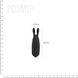 Вибропуля Adrien Lastic Pocket Vibe Rabbit Black со стимулирующими ушками AD33499 фото 4