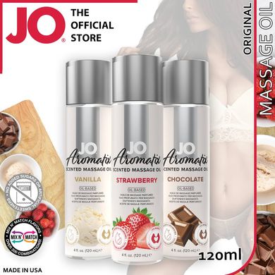 Натуральна масажна олія System JO Aromatix — Massage Oil — Strawberry 120 мл SO6768 фото