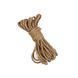 Джутова мотузка BDSM 8 метрів, 6 мм, натуральний колір SO5205 фото 2