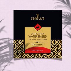 Пробник Sensuva - Ultra–Thick Water-Based Strawberry (6 мл) SO3383 фото