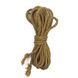 Джутова мотузка BDSM 8 метрів, 6 мм, колір золотий SO5207 фото 2