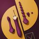 Мультифункциональный вибратор Zalo — Bess 2 Velvet Purple, 4 насадки, подогрев SO8237 фото 1
