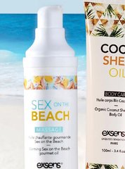 Массажное масло EXSENS Sex on the Beach 50мл разогревающее, без сахара, без парабенов, съедобное SO3330 фото