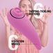 Пульсатор для клітора плюс вібратор FeelzToys - FemmeGasm Tapping & Tickling Vibrator Pink SO4579 фото 5