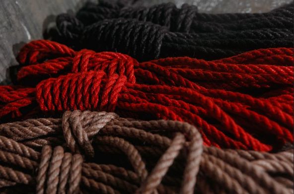 Джутова мотузка для шібарі Feral Feelings Shibari Rope, 8 м чорна SO4004 фото