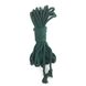 Бавовняна мотузка BDSM 8 метрів, 6 мм, зелений колір SO5211 фото 1