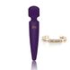 Вібромасажер Rianne S: Bella Mini Wand Purple, 10 режимів, медичний силікон, подарункове паковання SO3869 фото 2
