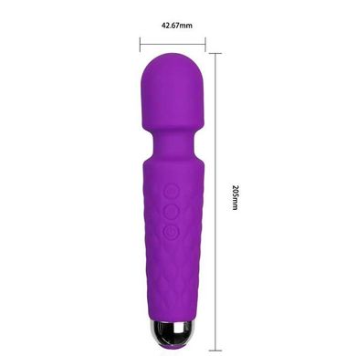 Ультрапотужний вібратор мікрофон 28 режимів вібрації USB - Фіолетовий - Вібратори X0000820-2 фото