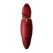 Вібратор 2в1 з язичком Zalo — Hero Wine Red, кристал Swarovski SO6659 фото 8