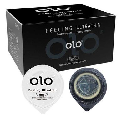 Ультратонкі презервативи "Olo Feelihg Ultrathin" 0,01 - 10 шт. X0000782 фото