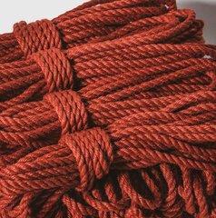 Джутова мотузка для шібарі Feral Feelings Shibari Rope, 8 м червона SO4005 фото