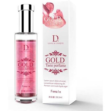 Интимные духи для женщин "Gold Powder" с феромонами и перламутровым порошком 29,5 мл - Розовый X0000821 фото