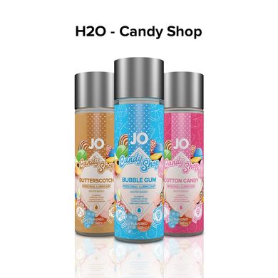 Лубрикант на водной основе System JO H2O — Candy Shop — Cotton Candy (60 мл) без сахара и парабенов SO2618 фото