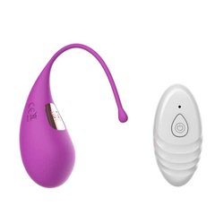 Виброяйцо с хвостиком USB - Фиолетовый – Вибраторы X0000603-3 фото