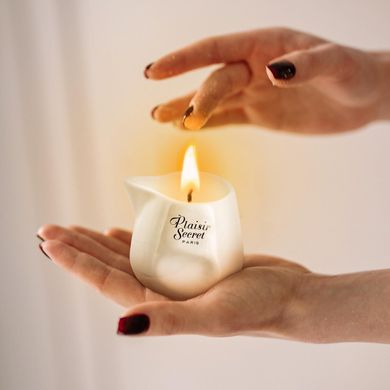 Масажна свічка Plaisirs Secrets Vanilla (80 мл) подарункове паковання, керамічний посуд SO1844 фото