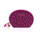 Мінівібромасажер Rianne S: Lovely Leopard Pink, 10 режимів роботи, косметичка-чохол, мед.силікон SO3886 фото 4