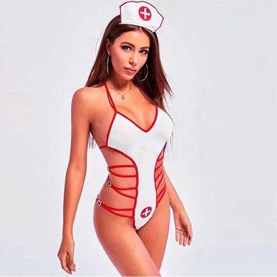 Рольовий костюм медсестри - S/M - Білий - Рольові костюми X0000064 фото