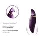 Вібратор 2в1 з язичком Zalo — Hero Twilight Purple, кристал Swarovski SO6661 фото 16