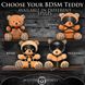 Іграшка плюшевий ведмідь HOODED Teddy Bear Plush, 23x16x12см SO9815 фото 3
