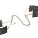 Наручники Bijoux Indiscrets Desir Metallique Handcuffs - Black, металлические, стильные браслеты SO2663 фото 4