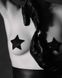 Пэстис - стикини Bijoux Indiscrets - Flash Star Black, наклейки на соски SO2339 фото 1