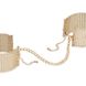Наручники Bijoux Indiscrets Desir Metallique Handcuffs - Gold, металлические, стильные браслеты SO2664 фото 4