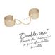 Наручники Bijoux Indiscrets Desir Metallique Handcuffs - Gold, металлические, стильные браслеты SO2664 фото 7