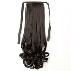 Шиньон накладной хвост на ленте Didaka волнистые волосы "Брюнетка" - 48см X0000735-1 фото