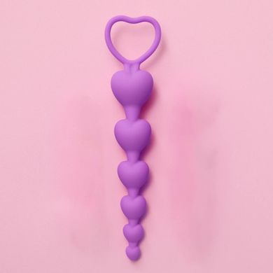 Силіконова анальна пробка "Гарбуз" - Фіолетовий - 18,5*1-3,5 см - Анальні іграшки X0000411-2 фото