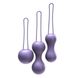 Набор вагинальных шариков Je Joue - Ami Purple, диаметр 3,8-3,3-2,7см, вес 54-71-100гр SO3042 фото 5