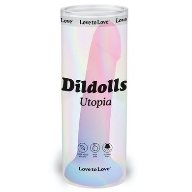 Дилдо с цветным градиентом Love To Love DILDOLLS - UTOPIA ультрамягкий SO5981 фото