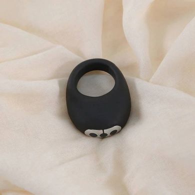 Премиум эрекционное кольцо Je Joue - Mio Black с глубокой вибрацией, эластичное, магнитная зарядка SO3043 фото