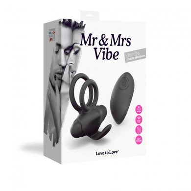 Эрекционное виброкольцо Love To Love Mr & Mrs VIBE с пультом ДУ SO3822 фото