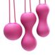 Набор вагинальных шариков Je Joue - Ami Fuchsia, диаметр 3,8-3,3-2,7см, вес 54-71-100гр SO3044 фото 7