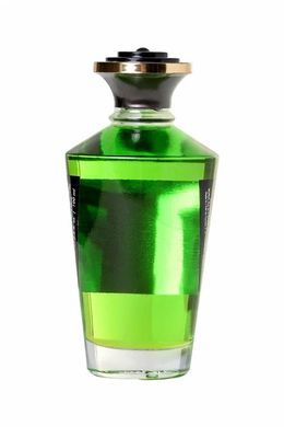 Органічна розігрівальна олія Shunga Aphrodisiac Warming Oil – Exotic green tea (100 мл) без цукру SO2503 фото