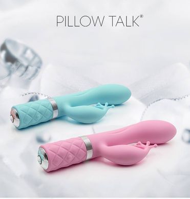Розкішний вібратор-кролик Pillow Talk - Kinky Pink з кристалом Сваровські, потужний SO2715 фото
