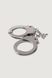 Наручники металеві Adrien Lastic Handcuffs Metallic (поліцейські) AD30400 фото 3