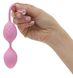 Роскошные вагинальные шарики PILLOW TALK - Frisky Pink с кристаллом, диаметр 3,2см, вес 49-75гр SO2721 фото 5