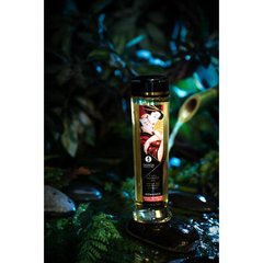 Массажное масло Shunga Romance - Sparkling Strawberry Wine (240 мл) натуральное увлажняющее SO3935 фото
