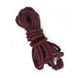 Джутова мотузка BDSM 8 метрів, 6 мм, колір бургунд SO5202 фото 2