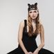 Маска кошечки Bijoux Indiscrets MAZE - Cat Ears Headpiece Black, экокожа SO2684 фото 9