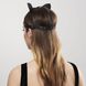 Маска кошечки Bijoux Indiscrets MAZE - Cat Ears Headpiece Black, экокожа SO2684 фото 10