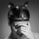 Маска кошечки Bijoux Indiscrets MAZE - Cat Ears Headpiece Black, экокожа SO2684 фото 5