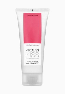 Лубрикант на водной основе MixGliss KISS Wild Strawberry (70 мл) Дикая Клубничка SO1620 фото