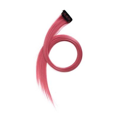 Цветная прядь волос на заколках 60 см пурпурный Накладные волосы X0000866-7 фото