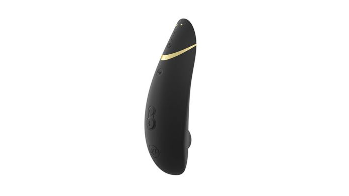 Вакуумный клиторальный стимулятор Womanizer Premium 2 - Black, функции Autopilot и Smart Silence SO8749 фото