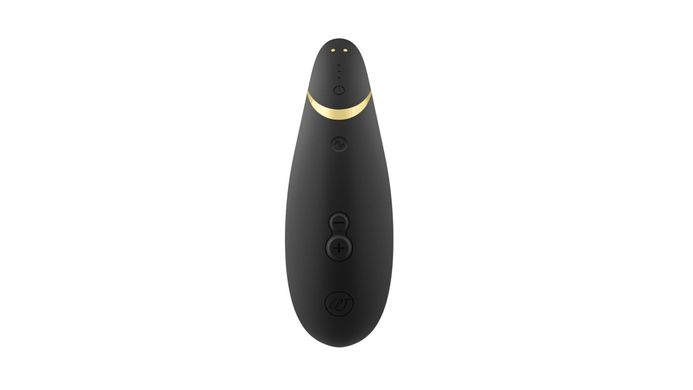 Вакуумный клиторальный стимулятор Womanizer Premium 2 - Black, функции Autopilot и Smart Silence SO8749 фото