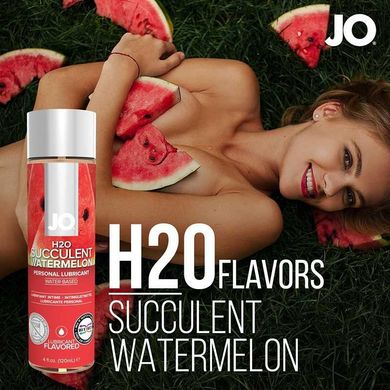 Змазка на водній основі System JO H2O — Watermelon (60 мл) без цукру, рослинний гліцерин SO5226 фото