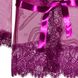 Коротенький прозрачный халат с длинным рукавом - XS/S/M - Сиреневый – Эротическое бельё X00000292-7 фото 16